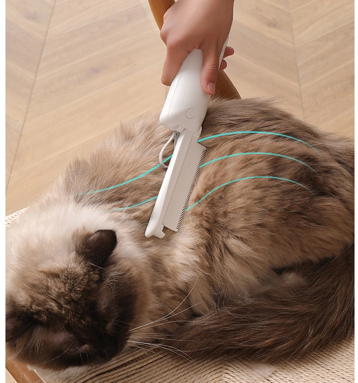 Pet Grooming & Hair Removal Brush for Cats & Dogs